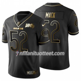 Miesten Chicago Bears NFL Pelipaita Khalil Mack 52 Nike Musta Golden Edition 100th